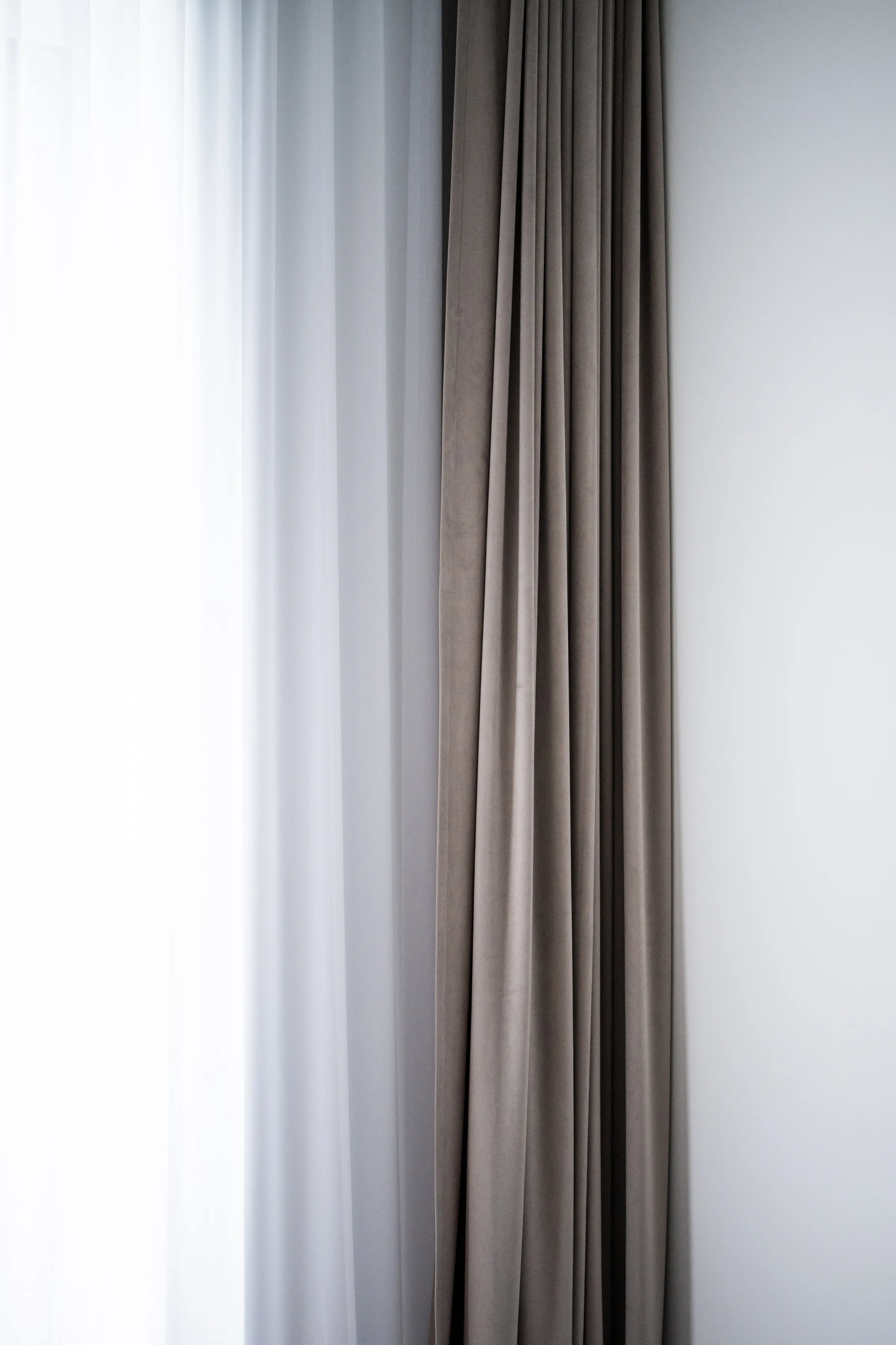 Wave pleat detalė, banginė klostė