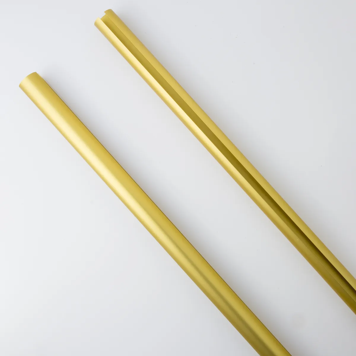 Karnizas Auksinis — gold apvalus 2 vamzdziai
